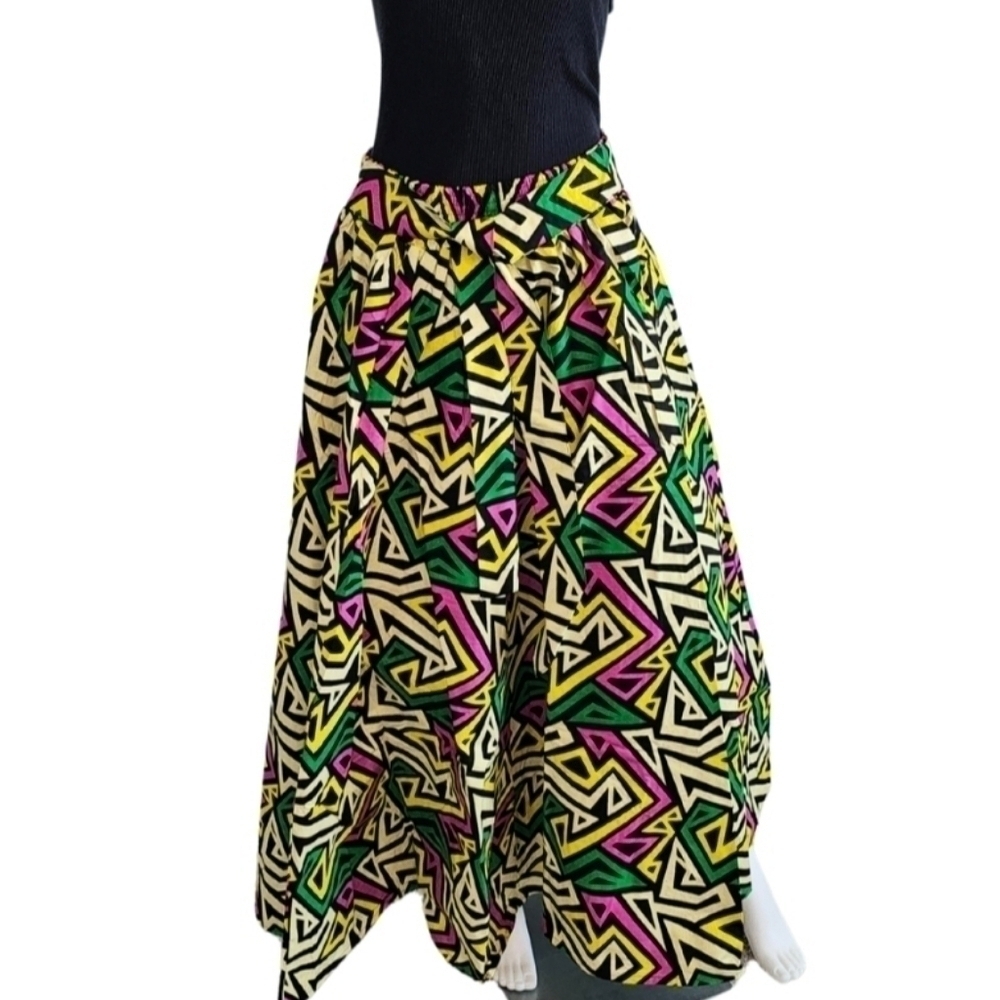 Ethnic African Print Ankara Dashiki Kitenge w/ HEADSCARF head wrap Maxi …